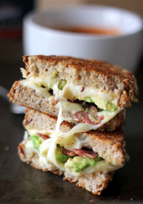 Turkey Bacon And Avocado Grilled Cheese