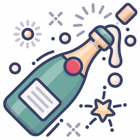 Celebration Champagne Open Party Icon Download On Iconfinder