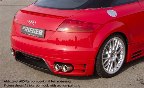 Rieger Spoiler Pod Zadn N Razn K Pro Audi Tt J Kup Roadster P Ed