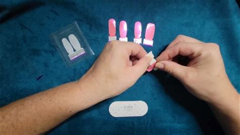 Anchor Method Of Applying Color Street Nail Strips Youtube