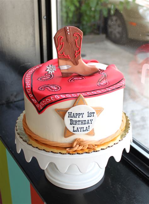 Cowgirl Birthday Cake - Whipped Bakeshop Philadelphia