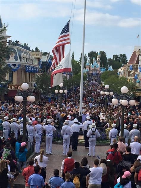 Memorial Day Flag Retreat Ceremony at Disneyland Park Honors Fallen ...