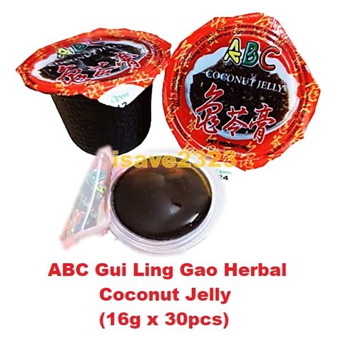 Abc Gui Ling Gao Herbal Coconut Jelly G X Pcs Shopee Malaysia