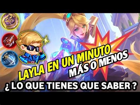 Layla En Un Minuto Mejores Equipamientos Mobile Legends Youtube