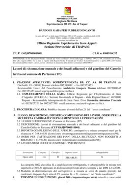 Compilabile Online Regione Sicilia Partanna Castello Grifeo Bando