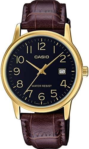 Casio Mtp V L B Men S Standard Analog Leather Band Easy Reader Day