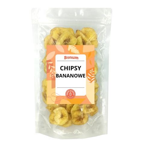 Chipsy bananowe banan suszony zdrowa przekąska 250g JAKOŚĆ 14917669735