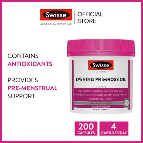 Swisse Ultiboost Evening Primrose Oil 200 Soft Capsules Exp02 2025