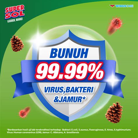 Promo Supersol Karbol Wangi Sereh Pembersih Lantai Pouch Ml Diskon