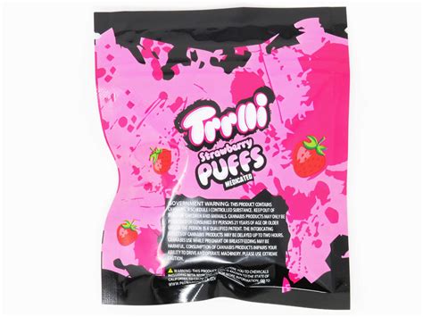 Trolli Strawberry Puffs 600mg Happy Tree Buds