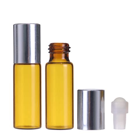 Ml Ml Amber Clear Essential Oil Glass Roll On Bottles Wholesale For