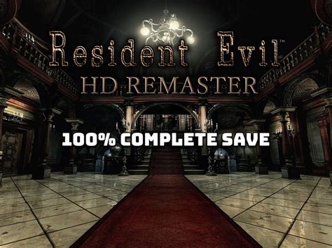 Resident Evil Hd Remaster 100 Complete Save File Moddb