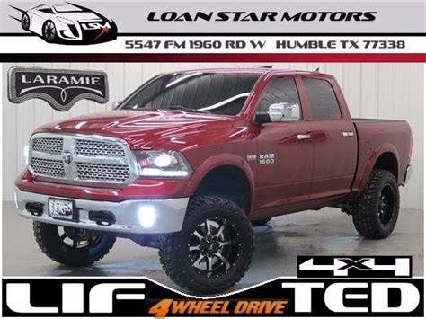 2014 Ram LARAMIE QUAD CAB 4WD LIFTED 5 7L HEMI 16K MILES SNRF NAV CAM