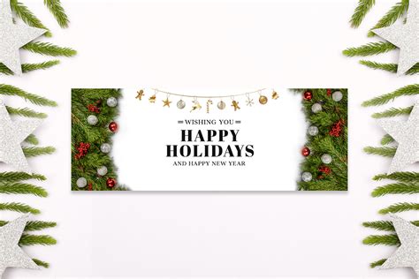 Facebook Cover Happy Holidays V4 Graphic by Creative Tacos · Creative ...