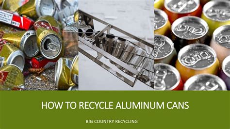 PPT How To Recycle Aluminum Cans PowerPoint Presentation Free