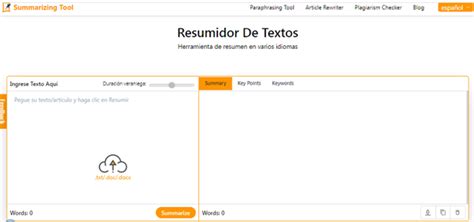 8 mejores páginas web para resumir textos online