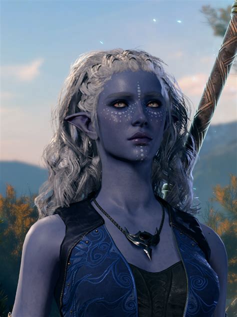 Drow Cleric | BG3 | Character portraits, Character creation, Baldur's gate