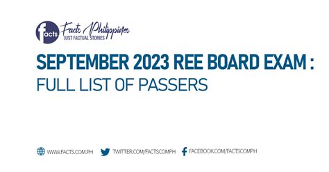 Registered Electrical Engineer Ree Board Exam Results September