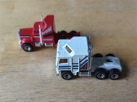 Vintage Matchbox 1980 Kenworth Semi Truck LOT OF 2 Made by Lesney ...