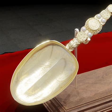 The Coronation Spoon - High-Poly 3D model | CGTrader