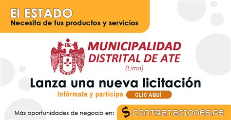 Municipalidad De Ate Requiere CreaciÓn Del Servicio De Movilidad Urbana A Traves De Pistas Y Veredas