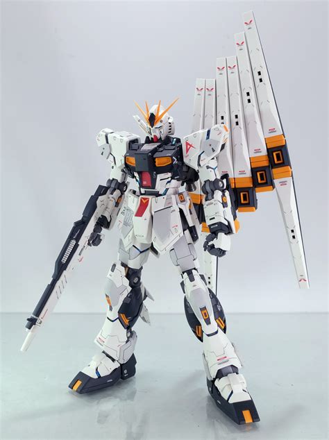 Custom Build Mg 1100 Fa 93hws Nu Gundam Heavy Weapons System Type