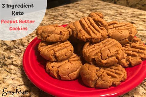 3 Ingredient Keto Peanut Butter Cookies