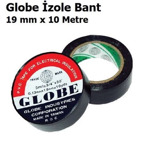 19 mm X 10 Metre Globe İzole Bant