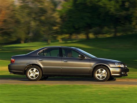 Wallpaper Acura Tl 2002 Blue Side View Style Cars Speed