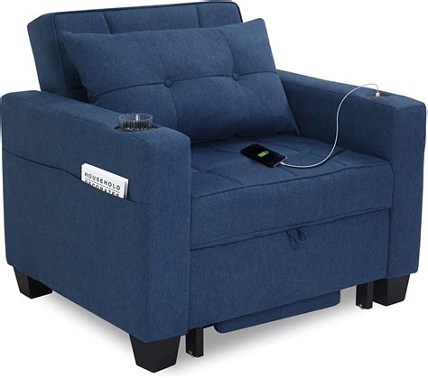 Duraspace In Convertible Sofa Bed Chair Sleeper Chair With Usb