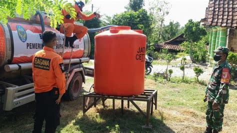 Banser Nganjuk Salurkan Air Bersih Atasi Kekeringan NU Online Jatim