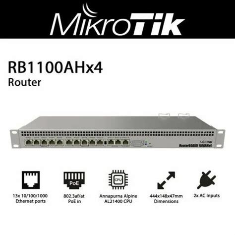 RB1100AHx4 Mikrotik Ethernet Router For Wireless ISP At 23000 In Chennai