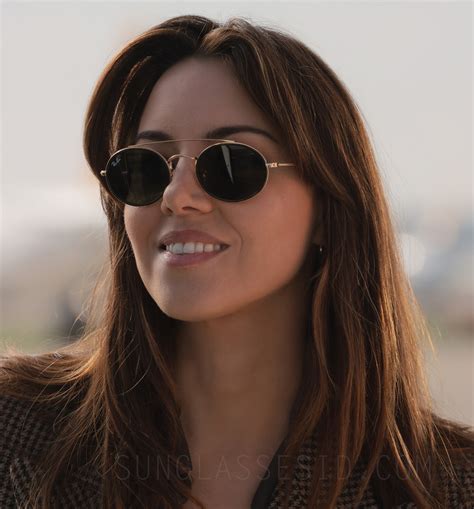 Ray Ban RB3847N Oval Double Bridge Aubrey Plaza Operation Fortune