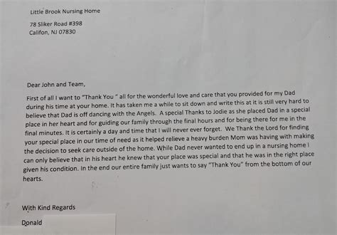 Testimonials | Little Brook Nursing Home