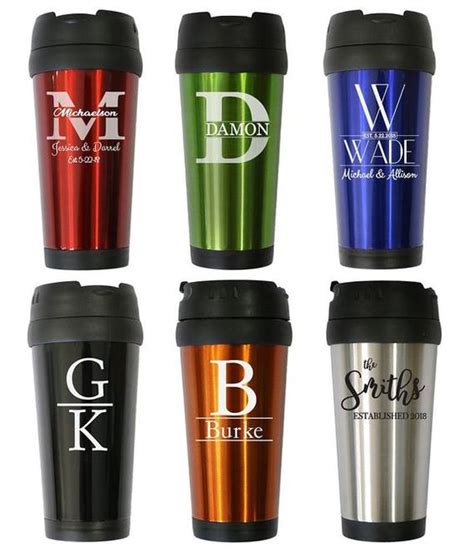 Personalized Travel Coffee Mugs