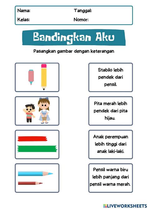 Lkpd Panjang Benda Interactive Worksheet Live Worksheets