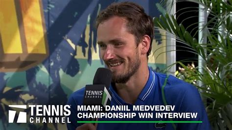 Daniil Medvedev: 2023 Miami Championship Win Interview - YouTube