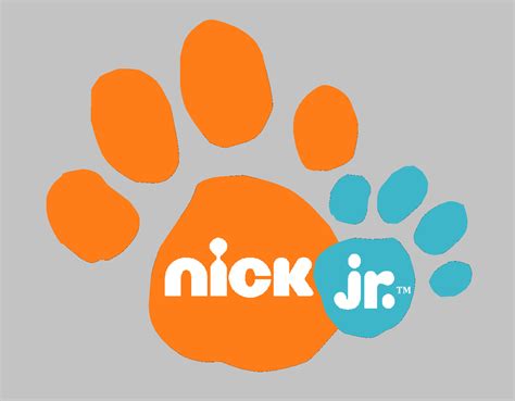 Nick Jr Pawprint logo (2020) (Note: Feel free to use it) Orange Kittens ...