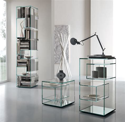 Tonelli Liber Glass Bookcase | Modern Bookcases | Tonelli Design