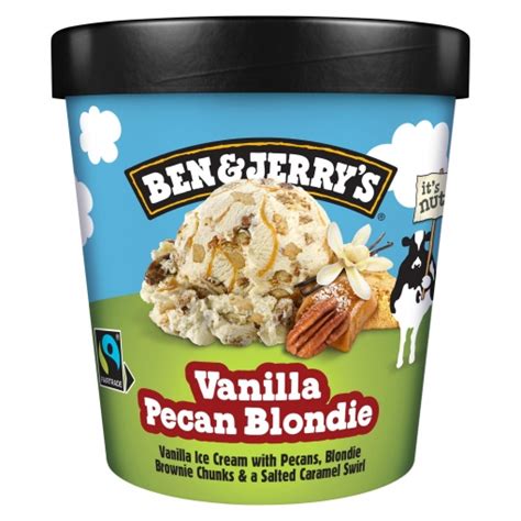 Helado Vainilla Pecan Blondie Ben And Jerrys 465 Ml Supermercado