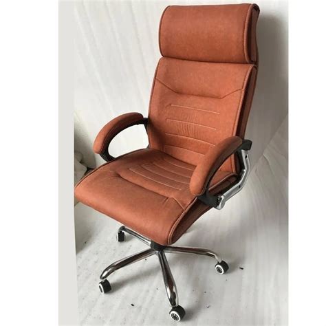 Rexine High Back Office Revolving Chair Brown At Rs 4500 In Rajkot