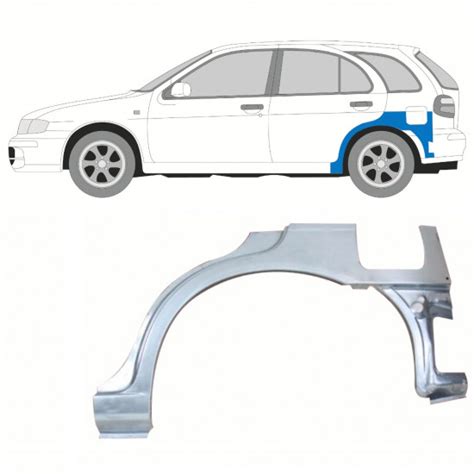 Reparatie Dorpel Voor Nissan Almera 1995 2000 Links Rechts Set 10608