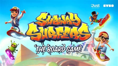 Subway Surfers – The boardgame – Board Game by Just Games - 2-4 Players ...