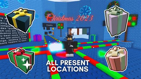 JToH Christmas Event 2023 FIRST 4 Present Locations YouTube