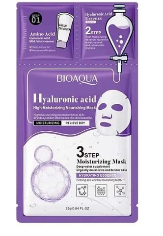 Mascarilla Pasos Acido Hialuronicobqy Dinda Cosmetics