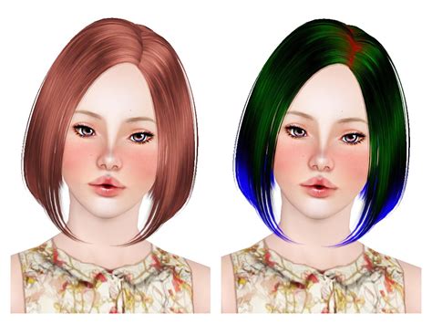 Butterfly`s 124 Hairstyle Retextured By Neiuro Sims 3 Hairs