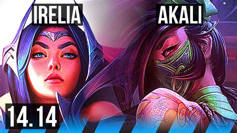 Irelia Vs Akali Mid Winrate Legendary Vn Master