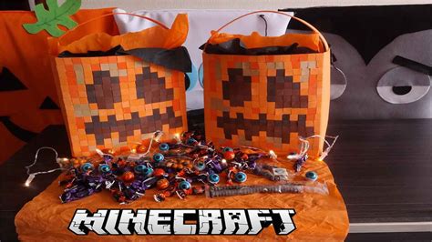 DULCERO De CALABAZA De MINECRAFT Manualidades De Minecraft Mery