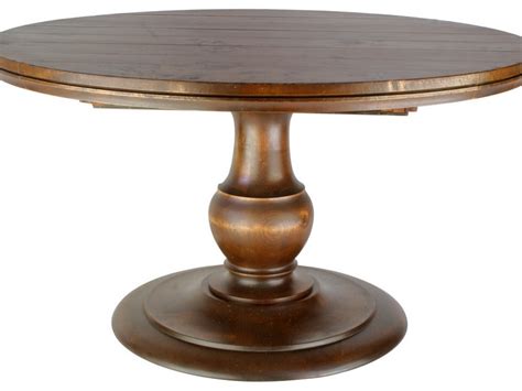 42 Round Pedestal Dining Table With Leaf Amish 42 Round Pedestal