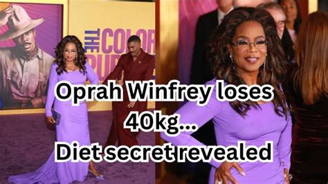 Oprah Winfrey loses 40kg... Diet secret revealed